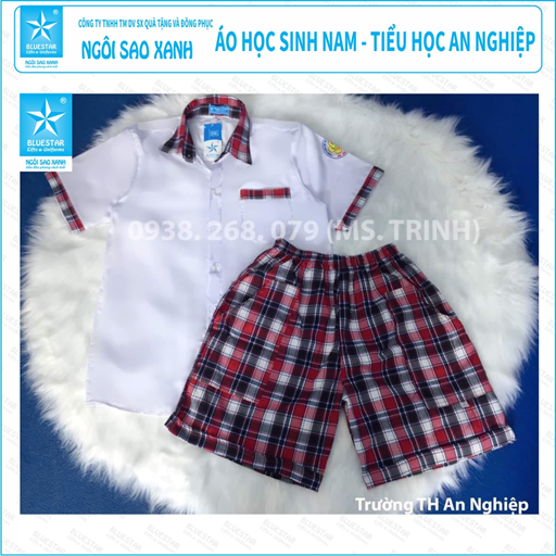 ÁO HỌC SINH NAM - TIỂU HỌC AN NGHIEP